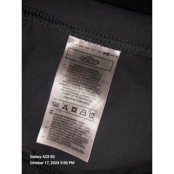 Adidas Leggings Women’s Small, Gray Color Materials 92% cotton 8% spandex - Picture 6 of 6